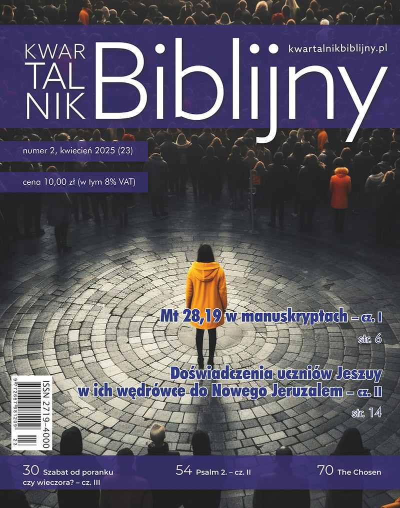 Kwartalnik Biblijny nr 23, 2/2025