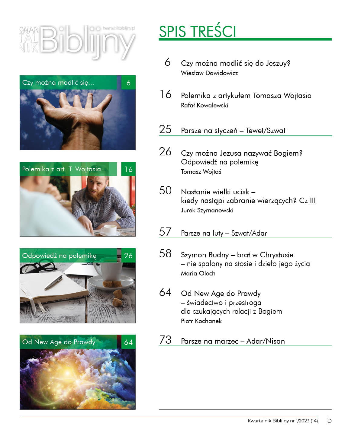 Kwartalnik Biblijny nr 13, 4/2022